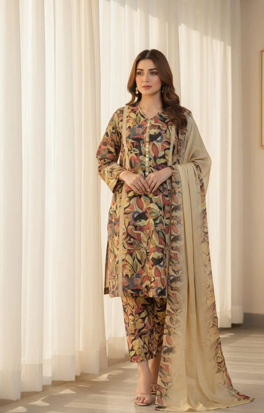 3 Piece The Festive Bloom Ensemble Dress