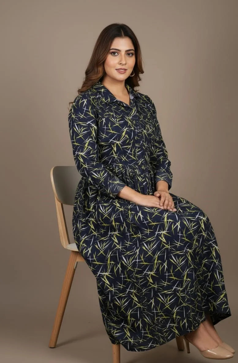 The Coastal Chain Print Frock